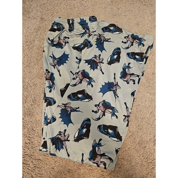 BoxLunch Unisex Batman Pajama Pants Size M - Picture 1 of 5